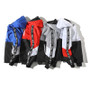 Hip Hop Mens Hooded Windbreaker Jacket Autumn 2023 Casual Vintage Color Block Loose Track Hoodie Jacket Coats Streetwear