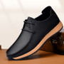 Men Business Formal Flats Luxury Brand Men's Casual Shoes Classic Handmade Man Oxford Shoes Genuine Leather Wedding Dress Shoes