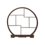 Wooden Display Stand Antique Display Shelf Oriental Furniture Teapot Stand Crafts Display Rack for Table Home Antique Store