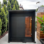 Professional-Grade Home Spa: Handcrafted Panoramic Sauna in Hemlock/Red Cedar | Efficient Heating System | Wholesale Pricing