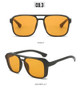 Classic Steampunk Style Sunglasses Men Women Brand Designer Retro Square Sun Glasses Colorful Lens Vintage Eyewear UV400