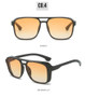 Classic Steampunk Style Sunglasses Men Women Brand Designer Retro Square Sun Glasses Colorful Lens Vintage Eyewear UV400