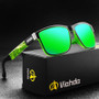 Viahda Brand Design Polarized Sunglasses Men Driving Shades Male Sun Glasses for Women Square Mirror Summer UV400 Oculos