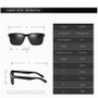 DUBERY Brand D518 Classic Sports Polarized Sun Glasses Men Women Wholesale Custom logo Square Lens SunGlasses