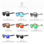 DUBERY Brand D518 Classic Sports Polarized Sun Glasses Men Women Wholesale Custom logo Square Lens SunGlasses