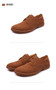 High Quality Big Size Men's Black Leather Flat Shoes Slip Resistant Rubber Sole Comfortable Leather Shoes