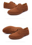 High Quality Big Size Men's Black Leather Flat Shoes Slip Resistant Rubber Sole Comfortable Leather Shoes