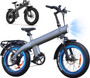 KIXIN Rear Motor Drive Super Urban 20 Inch Fat Wheel Electric City Dirt Bike Bicycle for Adults Aluminum Alloy Electric