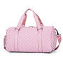 2024 New Fashion PU Sports Duffel Bag Waterproof Fitness Yoga Bag Zipper Men's Women's Portable Leisure Travel Bag Letter