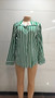 2026 Summer New Fashionable Casual Long Sleeve Striped Satin Women's Shirt, Suitable for Daily Wear, Spring and Autumn XXL Size