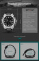 SANDA G Style Men Digital Watch Date Military Sports Watches Waterproof Electronic Wristwatch Mens Clock Orologio da uomo 739
