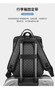 Fashion Luxury Men's Backpacks High Quality Large Capacity Computer Bag Waterproof PU Shoulder Handbag Vintage Style School Bag