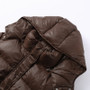 Casual Hooded Women's Padded Jacket Drawstring Waist-Closed Solid Thick Jackets Lady 2025 Winter Chic Female Street Outerwear