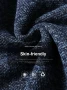 Autumn Winter Men's Sweater Padded Thickened Mock Neck Half Zipper Solid Color Warm Casual Pullovers Male Trendy Knitwear