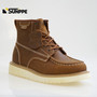 Custom EN20345 Half Knee Safety Boots Summer Winter Crazy Horse Leather Genuine Leather Welt Year Cowboy Style