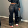 CM.YAYA Faux Leather Women's Set Single Breasted Jacket and Flare Pants Suit 2024 Fall Winter Two 2 Piece Sets Outfits Tracksuit