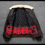 Air Force Flight Jacket Fur Collar Genuine Top Layer Cow Leather Jacket Men Black Brown Cow Coat Men's Winter Jacket 정품 가죽