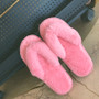 Autumn Winter Women Home Slippers Fashion Soft Furry Flats Slippers Faux Fur Women Warm Shoes Indoor Female Flip Flops WSH3747