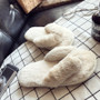 Autumn Winter Women Home Slippers Fashion Soft Furry Flats Slippers Faux Fur Women Warm Shoes Indoor Female Flip Flops WSH3747