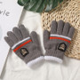 Winter Children's Gloves Warm Double Inner Wool Boy Girl Cold-Proof Kawaii Kids Soft Thick Autumn Elastic Travel Knitted Gloves