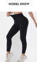 Back V-waist Yoga Leggings Women Seamless Slim Pants Gym Workout Running Sexy Butt Lift Sports Leggings Stretchy Ribbed Pants