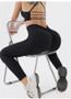 Back V-waist Yoga Leggings Women Seamless Slim Pants Gym Workout Running Sexy Butt Lift Sports Leggings Stretchy Ribbed Pants
