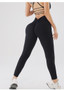 Back V-waist Yoga Leggings Women Seamless Slim Pants Gym Workout Running Sexy Butt Lift Sports Leggings Stretchy Ribbed Pants