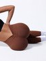 Back V-waist Yoga Leggings Women Seamless Slim Pants Gym Workout Running Sexy Butt Lift Sports Leggings Stretchy Ribbed Pants