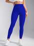 Back V-waist Yoga Leggings Women Seamless Slim Pants Gym Workout Running Sexy Butt Lift Sports Leggings Stretchy Ribbed Pants
