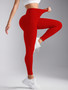 Back V-waist Yoga Leggings Women Seamless Slim Pants Gym Workout Running Sexy Butt Lift Sports Leggings Stretchy Ribbed Pants