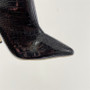 Liyke Autumn Winter Zip Knee High Boots Women Sexy Pointed Toe Snake Print Stiletto Heels Party Nachtclub Stripper Shoes Pumps