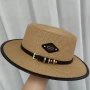new Summer Hats for Women Wide Brim Casual Beach Sun Hat Women Summer Straw Hat Sunscreen Block UV Protection Panama Bow Cap