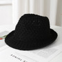 Women's Vintage Jazz-inspired Fisherman Bucket Hat Summer Breathable Sunscreen Sunshade Sun Hat