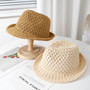 Women's Vintage Jazz-inspired Fisherman Bucket Hat Summer Breathable Sunscreen Sunshade Sun Hat