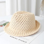 Women's Vintage Jazz-inspired Fisherman Bucket Hat Summer Breathable Sunscreen Sunshade Sun Hat