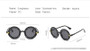 Fashion Unisex Round Retro Sunglasses Women Vintage Glasses Circle Classic Bee Letter Sun Glasses Men Shades Visor Oculos Top