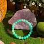 Handcrafted 8Mm Blue Tianhe Stone Bracelet From Naturalism, Perfect for Daily Wear by Both Men and Women. This Lucky Charm Is a