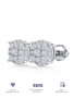 D Color VVS Moissanite Lab Diamond 925 Sterling Silver Fine Stud Earrings Iced Out Vintage Style for Men and Women