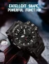 SANDA 6126 Military Man Alarm Stopwatch Quartz Wristwatch Male Digital Clock  Dual Display Men Watches Waterproof Sports Watch