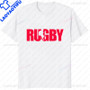 New Arrival Player Running with Rugby Ball Graphic Printed Tshirt Rugby Fan Dad Brother Uncle Mens T Shirt Streetwear Soft Tees