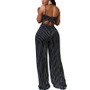 2026 Hot Sale Fashion Wholesale Women Off Shoulder Wide Leg Jumpsuit Ladies Polka Dot Bodycon Rompers Jumpsuit