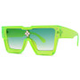 47555 Millionaire Diamond Flower Sunglasses Men Women Fashion Brand Designer Sunshade Uv400 Retro Glasses