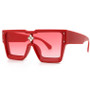47555 Millionaire Diamond Flower Sunglasses Men Women Fashion Brand Designer Sunshade Uv400 Retro Glasses
