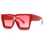 47555 Millionaire Diamond Flower Sunglasses Men Women Fashion Brand Designer Sunshade Uv400 Retro Glasses