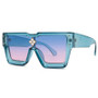 47555 Millionaire Diamond Flower Sunglasses Men Women Fashion Brand Designer Sunshade Uv400 Retro Glasses