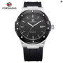 For FORSINING Luxury Automatic Men's Mechanical Watch Waterproof Luminous Calendar with Silicone Band Hollow Out Business Design