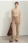 Amii Minimalism Women's Jeans 2024 Autumn New Casual Cotton Denim Pants Retro Trendy Loose Straight Wide-leg Trousers 12443249