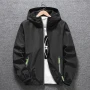 Men Women Teens Camping Hiking Jacket Reflective Windbreaker Spring Autumn Cycling Trekking Sports Coat With Inside Pocket
