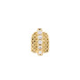 YOUNGX Hip Hop Single Vertical Bar Zircon Teeth Grillz Y2K Vintage CZ Stone Tooth Caps For Women Men Jewelry Dental Grills