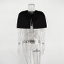 Typhaland Fashion Short Cardigan Shawl Coat For Women Elegant Commuting 2026 Spring New Top Sleeveless Female Slim Solid Shawl